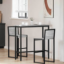 bord Grå Sonoma 100 x 40 x 100,5 cm Ingeniørtræ og stål