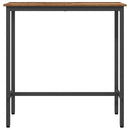 bord Gammelt træ 100 x 40 x 100,5 cm Ingeniørtræ og stål