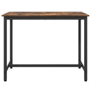bord Røget eg 100 x 50 x 76,5 cm Ingeniørtræ og stål