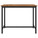 bord Gammelt træ 100 x 50 x 76,5 cm Ingeniørtræ og stål