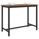 bord Gammelt træ 100 x 50 x 76,5 cm Ingeniørtræ og stål