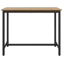 bord Artisan Egetræ 100 x 50 x 76,5 cm Ingeniørtræ og stål