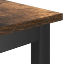 Spisebænk 2 stk. 100 x 32,5 x 48,5 cm Ingeniørtræ og stål