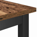 Spisebænk 100 x 32,5 x 48,5 cm 2 stk. Ingeniørtræ og stål