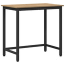 bord Artisan Egetræ Ingeniørtræ og stål 100 x 50 x 76,5 cm