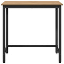 bord Artisan Egetræ Ingeniørtræ og stål 100 x 50 x 76,5 cm