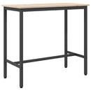 bord Naturfarvet 100 x 50 x 91 cm Ingeniørtræ og stål