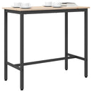 bord Naturfarvet 100 x 50 x 91 cm Ingeniørtræ og stål