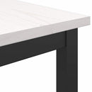 bord Hvid 100 x 50 x 91 cm Ingeniørtræ og stål