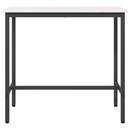 bord Hvid 100 x 50 x 91 cm Ingeniørtræ og stål