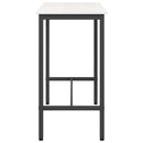 bord Hvid 100 x 50 x 91 cm Ingeniørtræ og stål