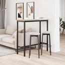 bord Naturfarvet 100 x 40 x 101 cm Ingeniørtræ og stål