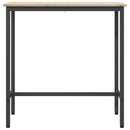 bord Naturfarvet 100 x 40 x 101 cm Ingeniørtræ og stål