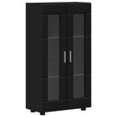 Sideboard FLORIN 55,5 x 29 x 100 cm Sort Konstrueret træ