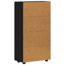 Sideboard FLORIN 55,5 x 29 x 100 cm Sort Konstrueret træ