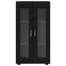 Sideboard FLORIN 55,5 x 29 x 100 cm Sort Konstrueret træ