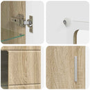 Sideboard FLORIN 55,5 x 29 x 100 cm Sonoma eg Konstrueret træ