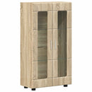 Sideboard FLORIN 55,5 x 29 x 100 cm Sonoma eg Konstrueret træ
