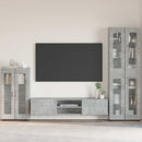 Sideboard FLORIN 55,5 x 29 x 100 cm Beton Grå Konstrueret træ