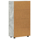 Sideboard FLORIN 55,5 x 29 x 100 cm Beton Grå Konstrueret træ