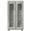 Sideboard FLORIN 55,5 x 29 x 100 cm Beton Grå Konstrueret træ