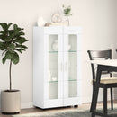 Sideboard FLORIN 55,5 x 29 x 100 cm Høj gloss hvid