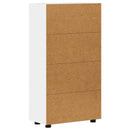 Sideboard FLORIN 55,5 x 29 x 100 cm Høj gloss hvid