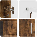 Sideboard FLORIN 55,5 x 29 x 100 cm Røget eg Konstrueret træ