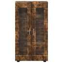 Sideboard FLORIN 55,5 x 29 x 100 cm Røget eg Konstrueret træ