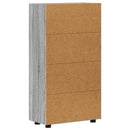 Sideboard FLORIN 55,5 x 29 x 100 cm Grå Sonoma Konstrueret træ