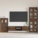 Sideboard FLORIN 55,5 x 29 x 100 cm Brun eg Konstrueret træ