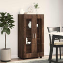 Sideboard FLORIN 55,5 x 29 x 100 cm Brun eg Konstrueret træ
