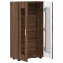 Sideboard FLORIN 55,5 x 29 x 100 cm Brun eg Konstrueret træ