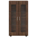Sideboard FLORIN 55,5 x 29 x 100 cm Brun eg Konstrueret træ