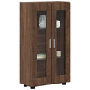 Sideboard FLORIN 55,5 x 29 x 100 cm Brun eg Konstrueret træ