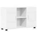 Sideboard FLORIN 88,5 x 30,5 x 55,5 cm Hvid Konstrueret træ