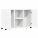 Sideboard FLORIN 88,5 x 30,5 x 55,5 cm Hvid Konstrueret træ