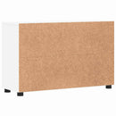 Sideboard FLORIN 88,5 x 30,5 x 55,5 cm Hvid Konstrueret træ