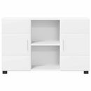 Sideboard FLORIN 88,5 x 30,5 x 55,5 cm Hvid Konstrueret træ