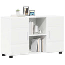 Sideboard FLORIN 88,5 x 30,5 x 55,5 cm Hvid Konstrueret træ