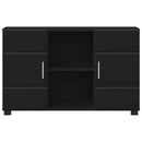 Sideboard FLORIN 88,5 x 30,5 x 55,5 cm Sort Konstrueret træ