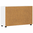 Sideboard FLORIN 88,5 x 30,5 x 55,5 cm Høj gloss hvid
