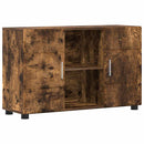 Sideboard FLORIN 88,5 x 30,5 x 55,5 cm Røget eg Konstrueret træ