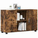 Sideboard FLORIN 88,5 x 30,5 x 55,5 cm Røget eg Konstrueret træ