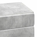 Badeværelsesvægskab med hylde TULUM Beton Grå 37 x 24,5 x 86 cm