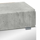 Badeværelsesspejlskab med dør TULUM Beton Grå 60 x 16,5 x 78 cm
