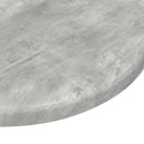 Bordplade Ø 30 x 1,5 cm Rund Konstrueret træ Betongrå