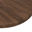 Bordplade Brun eg Ø 30 x 1,5 cm Konstrueret træ