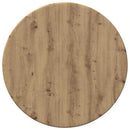 Bordplade Ø 30 x 1,5 cm Rund Konstrueret træ artisan eg