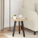 Bordplade Ø 40 x 1,5 cm Rund Konstrueret træ Sonoma-eg
